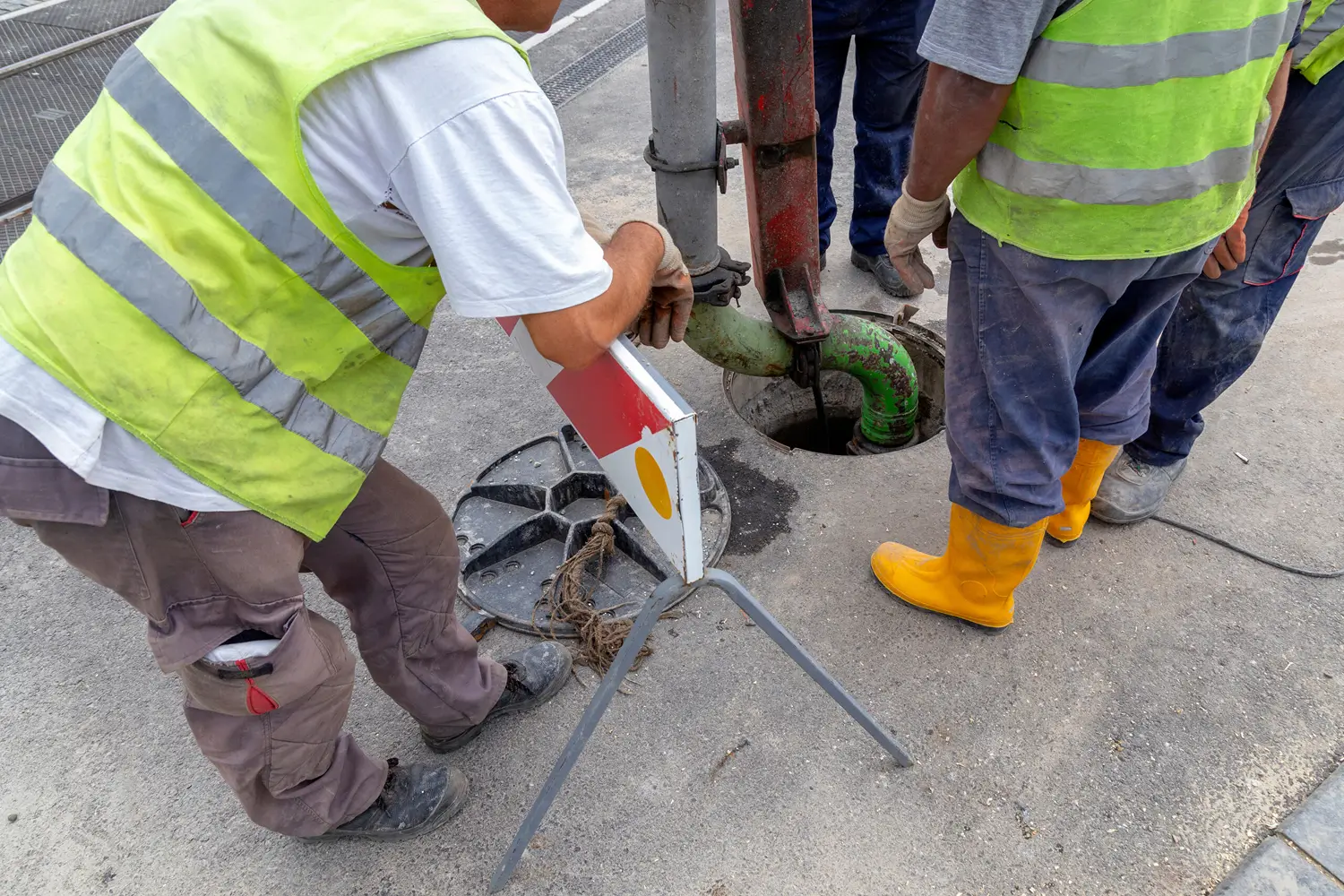 CCTV drain survey inspection in Hitchin